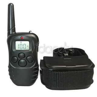 USA LCD Remote Dog Training Shock Vibrate Audible Collar 100 Levels 