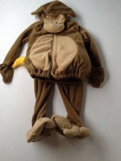 Toddler Old Navy Plush Monkey Halloween Costume 4T 5T