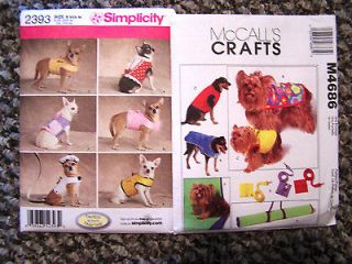 dog clothes patterns in Craft & Pet Patterns