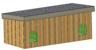   DOG HOUSE PLANS, 15 TOTAL, MULTIPLE DOGS IN ONE HOUSE DOG KENNELS