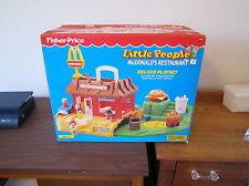 Fisher Price Little People McDonalds 2552 Box Ronald Play family new 