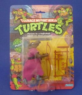 1988 MOC SPLINTER TMNT Teenage Mutant Ninja Turtles Action Figure 