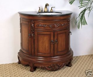 36 Traditional Bathroom Single Sink Vanity Cabinet with FREE FAUCET