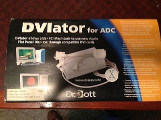 Dr. Bott DVIator DVI to ADC Adapter For Apple ADC Displays Tested 