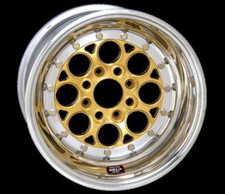 Weld Magnum Import Drag Wheels Gold 13x8 4x100 Racing