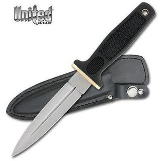 NEW 9 1/8 Quick Draw Knife w/ Leather Boot Clip