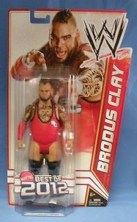 Mattel WWF WWE Best of 2012 Brodus Clay Basic Action Figure New MOC In 