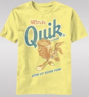   Nestle Rabbit Chocolate Vintage Faded Look Classic Drink T shirt top