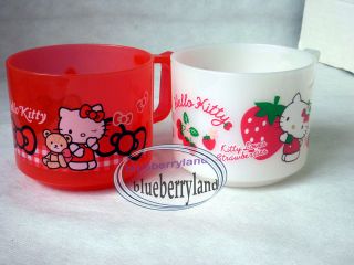   KITTY Plastic Cups with handle set Drinkware CUP girls school party