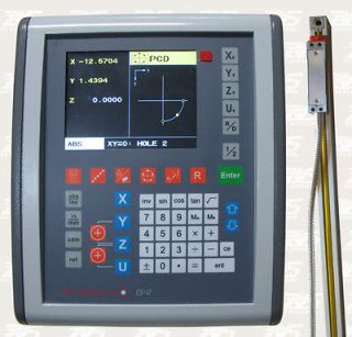 Easson LCD Digital ReadOut 2 axis DRO kit with Glass Scales Mill/Lathe
