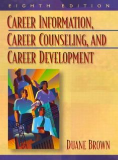  and Career Development by Duane Brown 2002, Hardcover, Revised