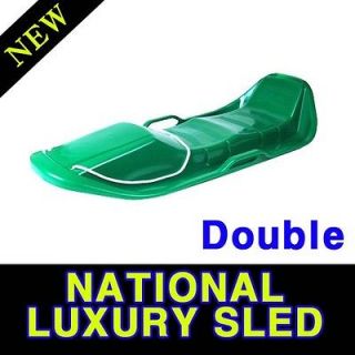 Green High Quality Plastic Double Snow Sled Ready to be a good parents 