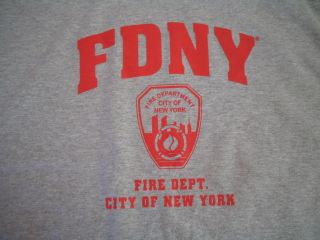 NEW NWT Mens Size L Original Fire Department New York FDNY T shirt 