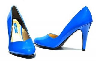Pierre Dumas Electric Blue Sexy High Heel Women Shoes #1109 (Retail $ 