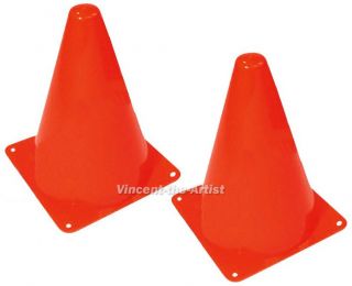   Cones 7 Traffic Sport Soccer Bright Plastic Durable Orange Motorist