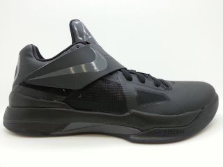   ] Mens Nike Zoom KD IV Kevin Durant Black Dark Grey Blackout QS 2012