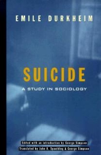   Study in Sociology by Emile Durkheim 1979, Paperback, Reissue