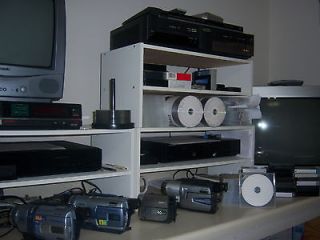   VHS VHS C Hi8 Hi 8 Hi8mm Mini DV Digital8 8mm Video Tape to DVD fast