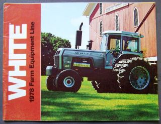 1978 White Farm Equipment Line Brochure Catalog