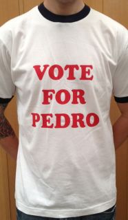 Vote For Pedro   Napoleon Dynamite   Funny Movie Ringer T Shirt   100% 