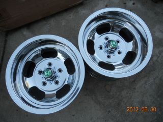   14x8 U.S INDY SLOT MAG WHEELS CHEVY RATROD GASSER MAGS SLOTTED E T