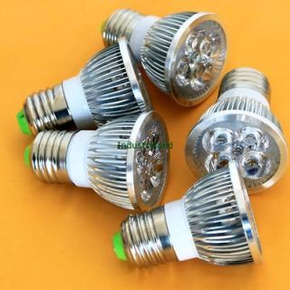 5pcs High Power E27 12W LED Bulbs Lamp Spot Light Day White AC110V