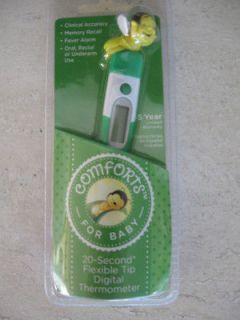 Comforts baby flexible tip Digital 20 sec Thermometer.