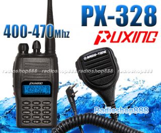   PX 328 UHF 400 470Mhz​ Free Earp With Rain Proof speak​er 41 23k