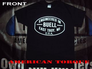NEW BUELL SHIRT ENGINEERED IN EAST TROY, WI X1 XB M2 S1 1125R BLAST 