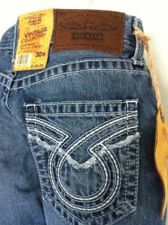 Brand New Mens BIG STAR JEANS Eastman Loose Sizes 29 30 31 38 40 