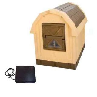 New Heated Insulated Large Dog House Deluxe Dog Palace doghouse Floor 