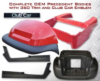 Club Car Precedent Golf Cart Complete Body & Plastics * Choice of 
