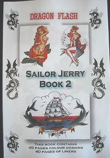 sailor jerry 2 tattoo designs flash inks machines supplies flash