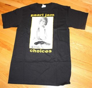 PEARL JAM Black Shirt CHOICES JEREMY ten era many sizes