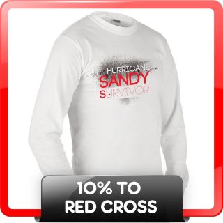 Survived Hurricane Sandy T Shirt 2012 Frankenstorm Super Storm XS S 