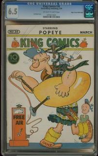 KING COMICS #36   Flash Gordon   Mile High copy   CGC