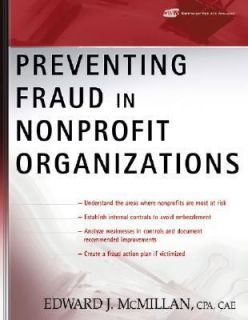   Nonprofit Organizations by Edward J. McMillan 2006, Paperback