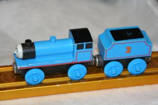 EDWARD & #2 TENDER c1992~Thomas train~FITS ALL WOODEN TRAIN TRACK