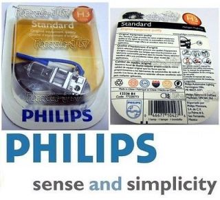 PHILIPS H3 X 2 BULBS 100 WATT 12336 FOG/HEADLIGHT REPLACEMENT OFF ROAD 