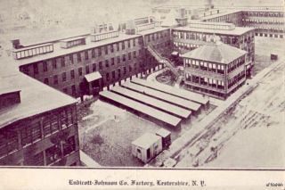 LESTERSHIRE, NY ENDICOTT JOHNS​ON CO. BOOT AND SHOE MANUFACTURER