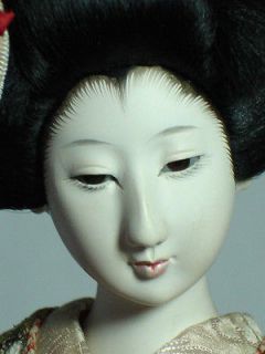 Vintage Japanese Geisha Doll Gofun
