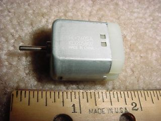 Small DC Electric Motor 12  24 VDC 5800 RPM 15 g cm M35