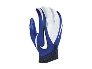  mens/adult sz XXL Nike vapor jet receiver gloves/pair royal white nwot