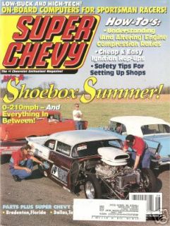AUGUST 1995 SUPER CHEVY ENGINE COMPRESSION RATIOS 57 Bel Air 58 