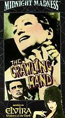 The Crawling Hand VHS, 1992, Elviras Midnight Madness Series