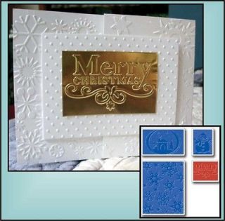   655841 Embossing Folders by Sizzix for All Die Cut / Embossing Machine