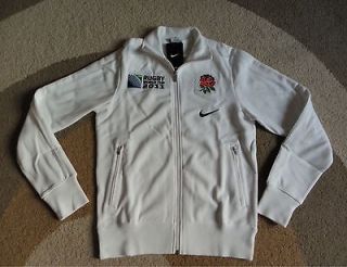 Nike England 2011 Rugby World Cup Players Issue Anthem Jacket White 