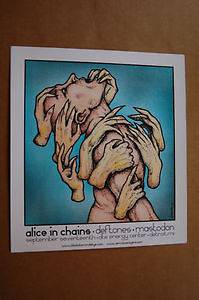 THE DEFTONES   MASTODON   DETROIT   ALICE IN CHAINS   POSTER 