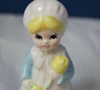 ORIGINALS BY ERIKA GIRL WITH FLOWERS FIGURINE MADE IN JAPAN