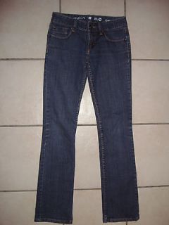 Womens RVCA Jeans Straight Leg Medium Wash Size 25 26x31.5
